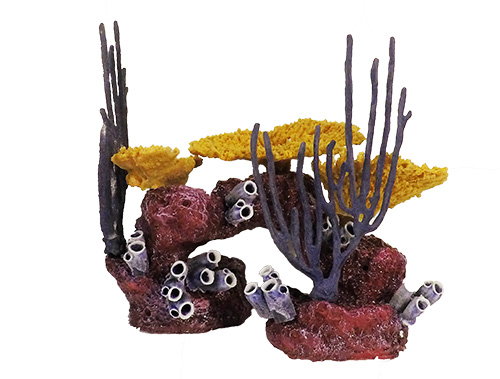 Blanco Zerodis Acuario de Silicona Coral Alta simulación decoración de